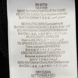 Pre Owned Herve Leger Black Knit Taliyah Mini Skirt XXS 