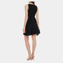Herve Leger Black Bandage Knit Mini Dress L