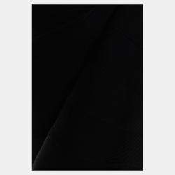 Herve Leger Black Bandage Knit Mini Dress L