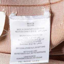 Herve Leger Roseblush Pink Bandage Jersey Mini Dress XS