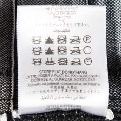 Herve Leger Black/White Patterned Knit Zip-Up Britt Jacket M