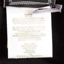 Herve Leger Black Perforated Knit Sweatshirt S