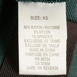 Herve Leger Multicolor Jersey One-Shoulder Mini Bandage Dress XS