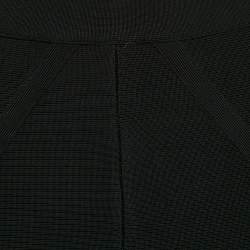 Herve Leger Black Stretch Knit Leggings S