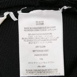 Herve Leger Black Knit Mini Lane Bandage Dress XS