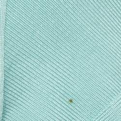 Pre Owned Herve Leger Mint Blue Knit Cold Shoulder Bandage Top S