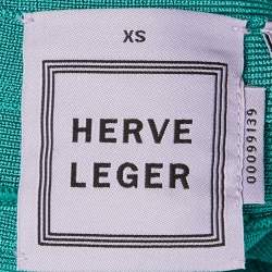 مملوكة مسبقًا فستان ميني باندج جيرسي هيرفي ليجي فيروز مقاس صغير جدا