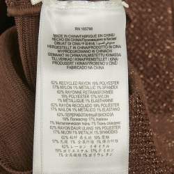 مملوكة مسبقًا فستان هيرفي ليجي فلورنسيا ميني باندج تريكوت وردي غامق مقاس صغير