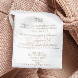 Pre Owned فستان هيرفي ليجي بانديدج تريكو بيج ستيلا صغير - سمول