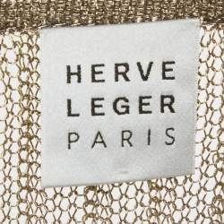 Pre Owned توب تانك هيرفي ليجيه معدني ميتراليك تريكو مقاس صغير - سمول