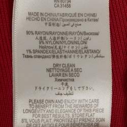 مملوكة مسبقًا فستان باندج هيرفي ليجي وردي مزيج رايون ضيق قصير صغير جدًا