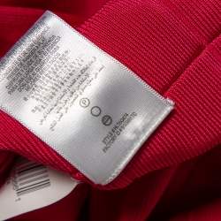 Herve Leger Fuchsia Karen Long Bandage Dress L 