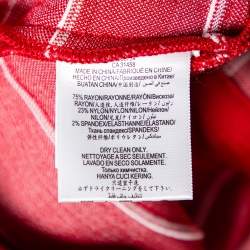 Pre Owned Herve Leger Red Bandage Julietta Bodycon Mini Dress XS