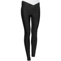 Herve Leger Black Knit Bodycon Leggings M