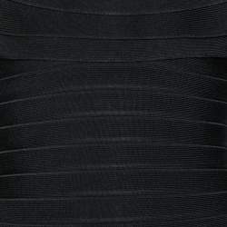Herve Leger Black Cutout Detail Bandage Top S