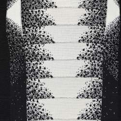 Herve Leger Monochrome Crystal Embellished Stretch Knit Bodycon Dress S