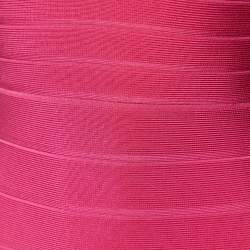 مملوكة مسبقًا Herve Leger Pink Knit Mini Bandage Dress XXS