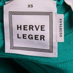 Herve Leger Blue Bandage Lora Bodycon Maxi Dress XS