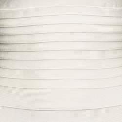 Herve Leger Ivory Knit Scalloped Jules Dress S