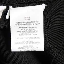 Herve Leger Black Bandage Knit Mini Skirt M