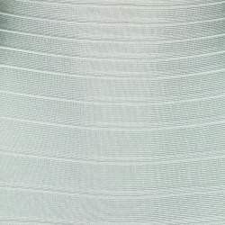 Pre Owned Herve Leger Light Green bandage Aqua Foam Dress S