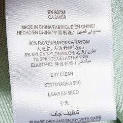 Pre Owned Herve Leger Light Green bandage Aqua Foam Dress S