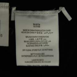 Pre Owned Herve Leger Black Knit Sleeveless Short Bandage Dress S