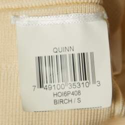 Herve Leger Cream Knit Quinn Mini Bandage Dress S
