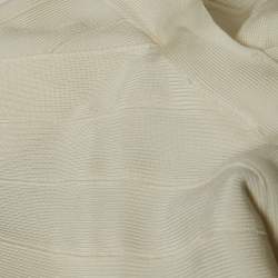 Herve Leger White Bandage Knit Bodycon Dress S