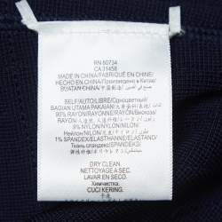 Herve Leger Navy Blue Sequin Embellished Jumpsuit S