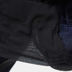 Herve Leger Navy Blue Sequin Embellished Jumpsuit S