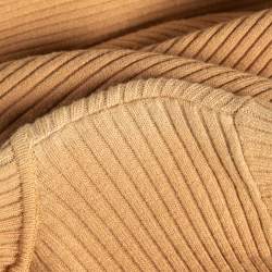 House of Harlow 1960 x Revolve Brown Rib Knit Turtleneck Bodycon Dress M