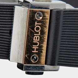 Hublot Black 18K Rose Gold Titanium Rubber Classic Fusion 581.NO.1480.RX Women's Wristwatch 33 mm