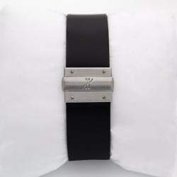 Hublot Customised Blue Diamond Stainless Steel Elegant MDM 1810.1 Automatic Men's Wristwatch 40 mm 