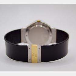 Hublot Black Customised Diamond Stainless Steel Classic Depose Quartz Women's Wristwatch 36 mm