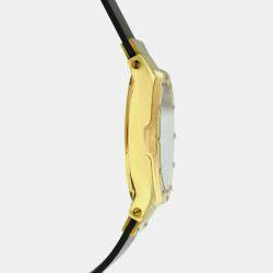 Pre Owned Hublot Black 18k Yellow Gold MDM 139 10 3 Quartz Women's Wristwatch 27 mm