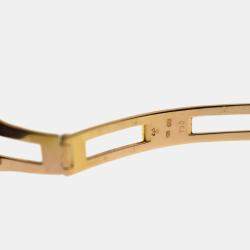 Pre Owned Hublot Black 18k Yellow Gold MDM 139 10 3 Quartz Women's Wristwatch 27 mm