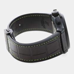 Pre Owned Hublot Classic Fusion Chronograph Ceramic 521.CI.1110.LR.SDQ12 Automatic Black Ceramic Men's Wristwatch 45mm