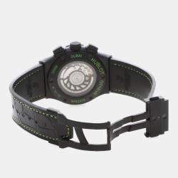 Pre Owned Hublot Classic Fusion Chronograph Ceramic 521.CI.1110.LR.SDQ12 Automatic Black Ceramic Men's Wristwatch 45mm