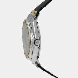 Pre Owned Hublot MDM Classic 1393.2 Quartz Black 18k Yellow Gold Stainless Steel Women's Wristwatch 28 mm