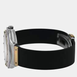 Pre Owned Hublot MDM Classic 1393.2 Quartz Black 18k Yellow Gold Stainless Steel Women's Wristwatch 28 mm