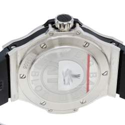 Hublot Black Stainless Steel Rubber Diamonds Big Bang 361.SX.1270.RX.1104 Women's Wristwatch 38 mm