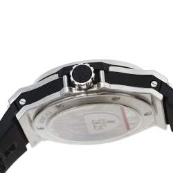 Hublot Black Stainless Steel Rubber Diamonds Big Bang 361.SX.1270.RX.1104 Women's Wristwatch 38 mm