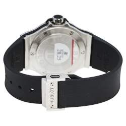 Hublot Black Stainless Steel Rubber Diamonds Big Bang 361.SX.1270.RX.1104 Women's Wristwatch 38 mm