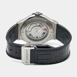 Hublot Grey Titanium Alligator Classic Fusion 565.NX.7071.LR  Women's Wristwatch 38 mm 