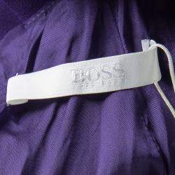 Pre Owned Hugo Boss Purple V-Neck Sleeveless Diwendyn Maxi Dress S