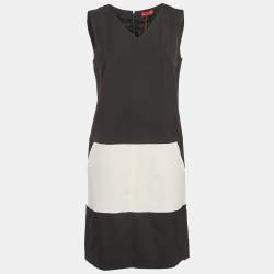 Hugo Boss Black Gabardine Pocket Detail Keluna Dress M