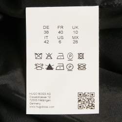 Hugo Boss Black Gabardine Pocket Detail Keluna Dress M