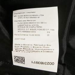 Hugo by Hugo Boss Black Wool Short Sleeve Koletta Dress S