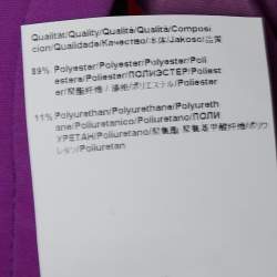 Pre Owned Hugo by Hugo Boss Purple Crepe Ranina Skirt L